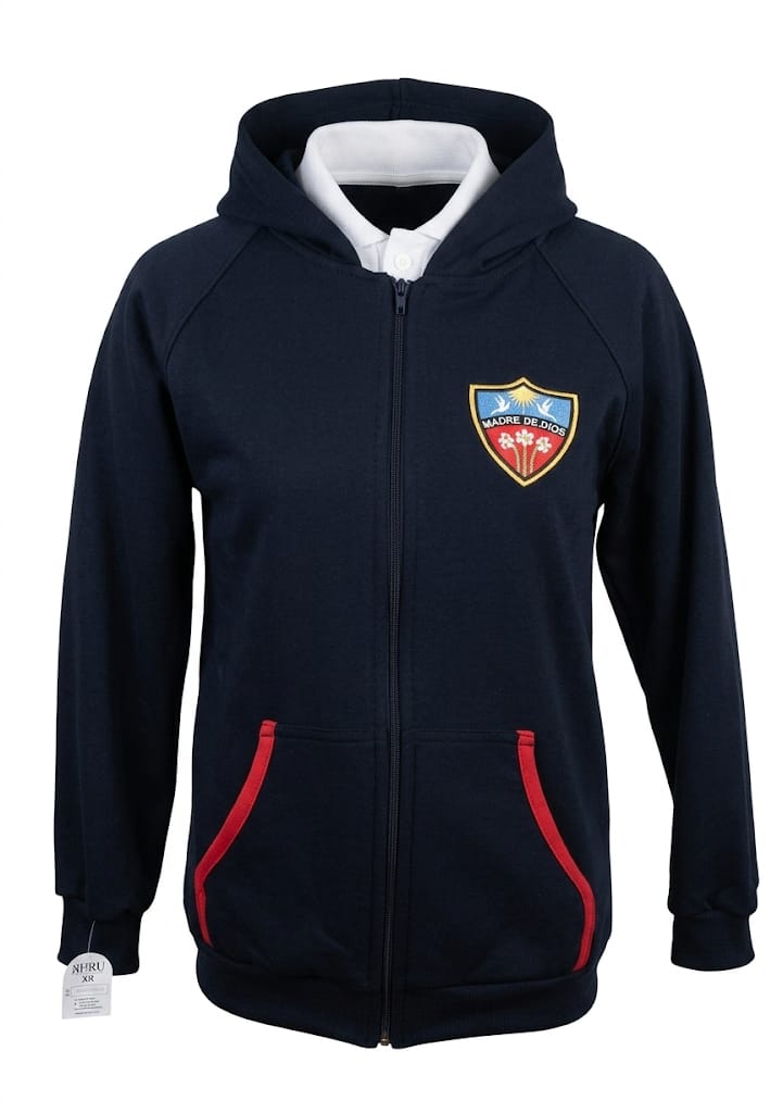 Poleron uniforme colegio madre de dios frutillar